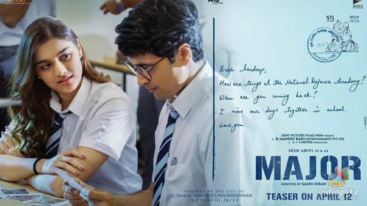 Adivi Sesh introduces Saiee Manjrekars character from Major 