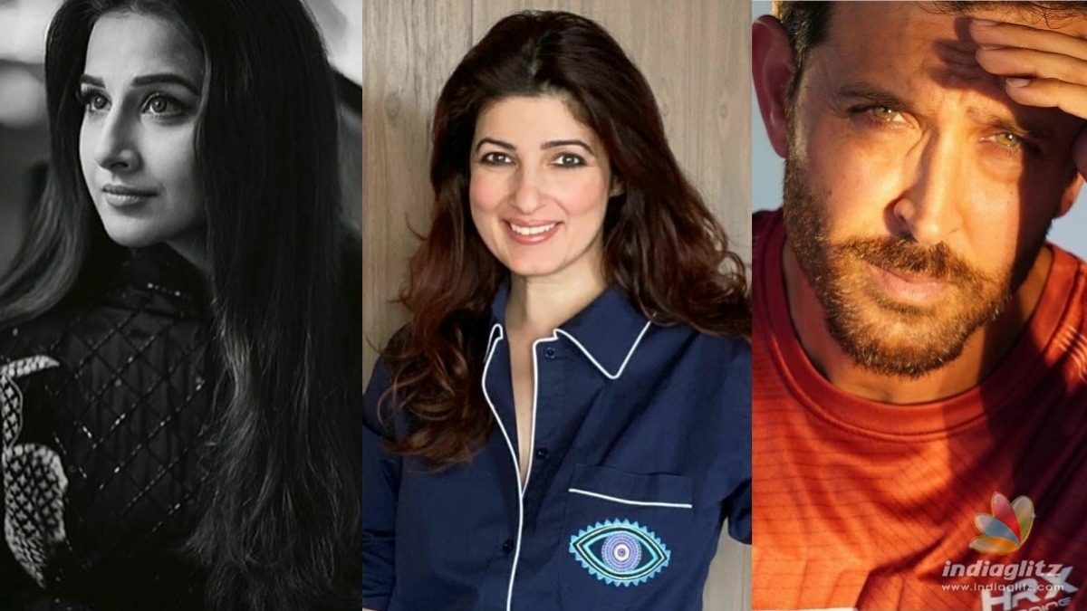 Twinkle Khanna gives a shoutout to Hrithik Roshan and Vidya Balan 