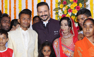 Vivek Oberoi at Acid Survivor Lalita Bansi's Wedding