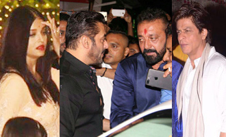 Salman, Aishwarya, Sanjay Dutt, Shah Rukh attend Ambani's Ganesh Chaturthi Celebration