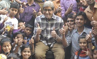 Amitabh Bachchan shot few scenes with deaf & dumb kids for 'TE3N'