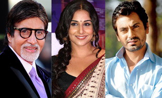 Big B, Vidya Balan & Nawazuddin Siddiqui in 'TE3N'