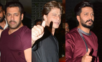 Salman, SRK, Riteish attend Arpita's Diwali bash