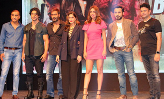 Ajay Devgn, Emraan Hashmi, Ileana D'Cruz at 'Baadshaho' Trailer Launch