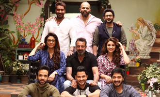 'Golmaal Again' team visited by Sanjay Dutt