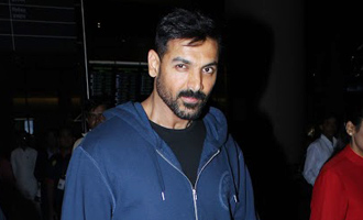 John Abraham Spotted at International Airport