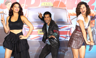 Varun Dhawan, Jacqueline Fernandez, Taapsee Pannu at 'Judwaa 2' Trailer Launch