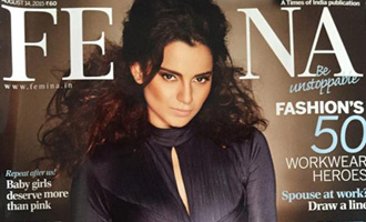 Kangana Ranaut stunning & powerful on Femina cover