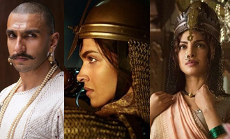 Checkout Ranveer, Deepika, Priyanka as Bajirao, Mastani & Kashibai