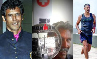 Milind Soman celebrates his 50th birthday by winning world's toughest 'Ironman Triathlon' title!