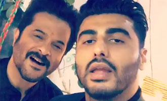 WATCH Anil Kapoor and Arjun Kapoor wish 'Mubarakan'!