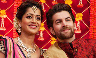 Neil, Rukmini celebrate first Karwa Chauth on 'Firrkie' set