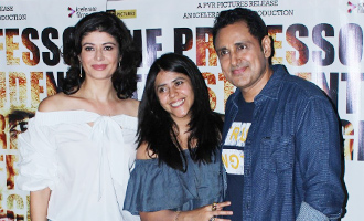 Pooja Batra & Ekta Kapoor at Special Screening of Film 'Mirror Game - Ab Khel Shuru'