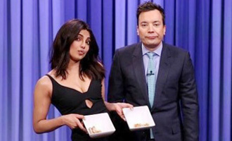 Priyanka Chopra out beat show host in chicken wings eating contest