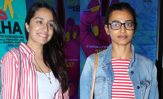 Shraddha Kapoor & Radhika Apte at 'Lipstick Under My Burkha' Screening