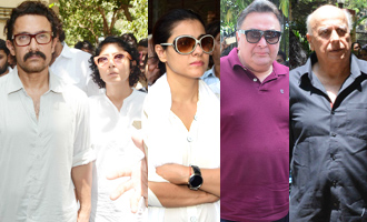 Bollywood Celebs at Funeral of Reema Lagoo