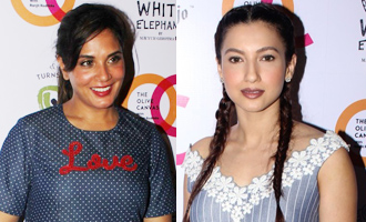 Richa Chadha, Gauhar Khan at Launch Exclusive Pret Line White Elephant