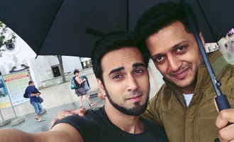 Pulkit Samrat takes Marathi lessons from Riteish Deshmukh