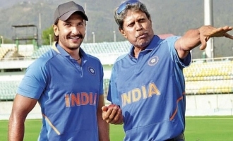 Watch Kapil Dev Trains Ranveer Singh With His Signature Shot!