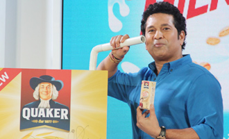 Sachin Tendulkar at Launch of Quaker Oats & Milk