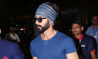 Shahid Kapoor Spotted at International Airport