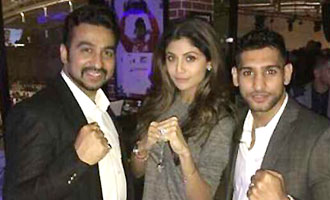 Shilpa Shetty joins hands with British boxer Amir Iqbal Khan