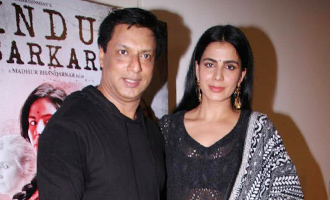 Kirti Kulhari & Madhur Bhandarkar at Launch of Popular Qawali 'Chadhta Sooraj' Film 'Indu Sarkar'