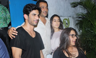 Sushant Singh Rajput, Sara Ali Khan & Amrita Singh Spotted at Olive Bar & Kitchen