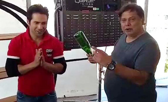 OH NO! Varun Dhawan hit by dad David Dhawan with bottle!