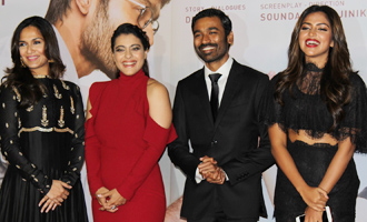 Kajol & Dhanush at Trailer & Music Launch of 'VIP 2'