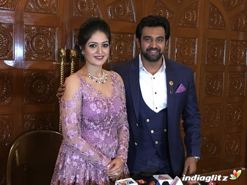 Chiranjeevi Sarja & Meghana Raj Engagement Ceremony