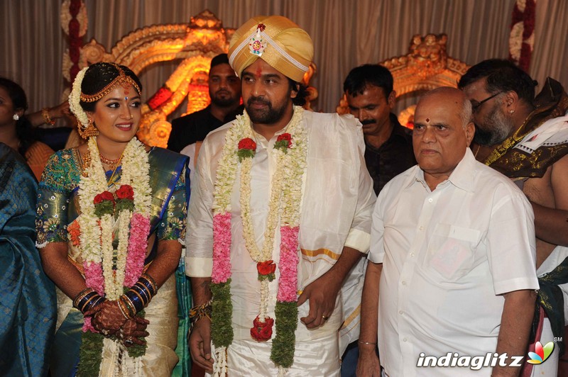 Meghana Raj With Chiranjeevi Sarja Wedding