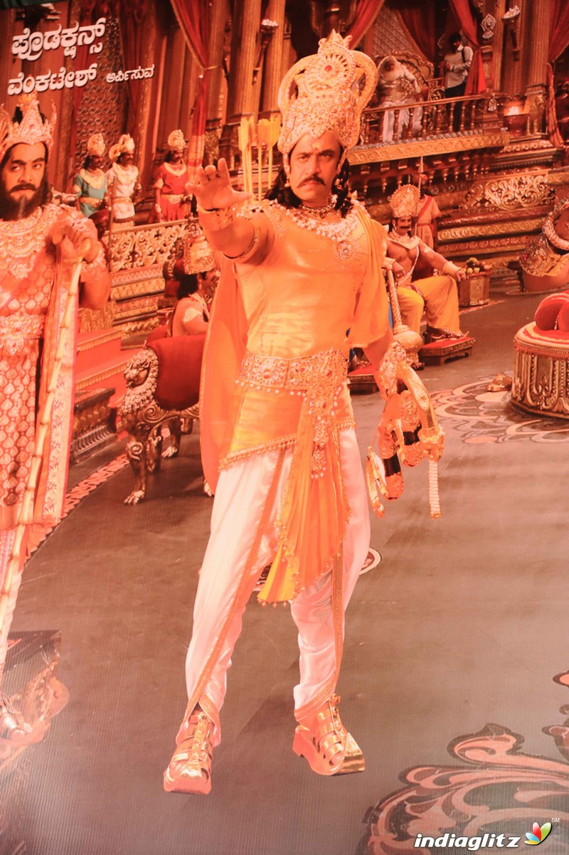 Muniratna Kurukshetra Shooting Ramoji Rao Film City Hyderabad