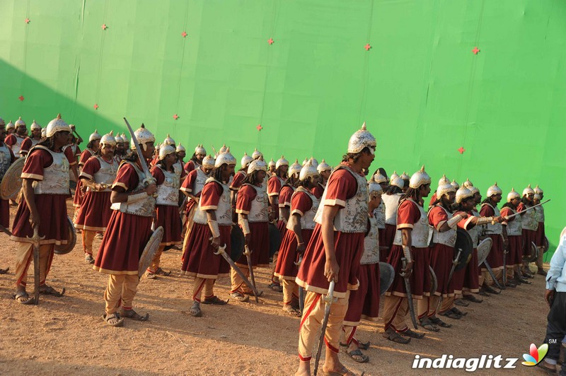 Muniratna Kurukshetra Shooting Ramoji Rao Film City Hyderabad