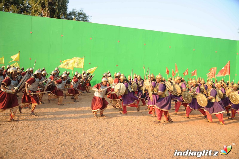 Muniratna Kurukshetra Shooting Ramoji Rao Film City Hyderabad