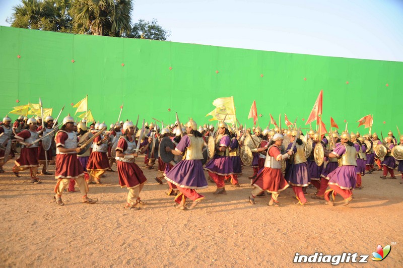 Muniratna Kurukshetra Shooting Ramoji Rao Film City Hyderabad