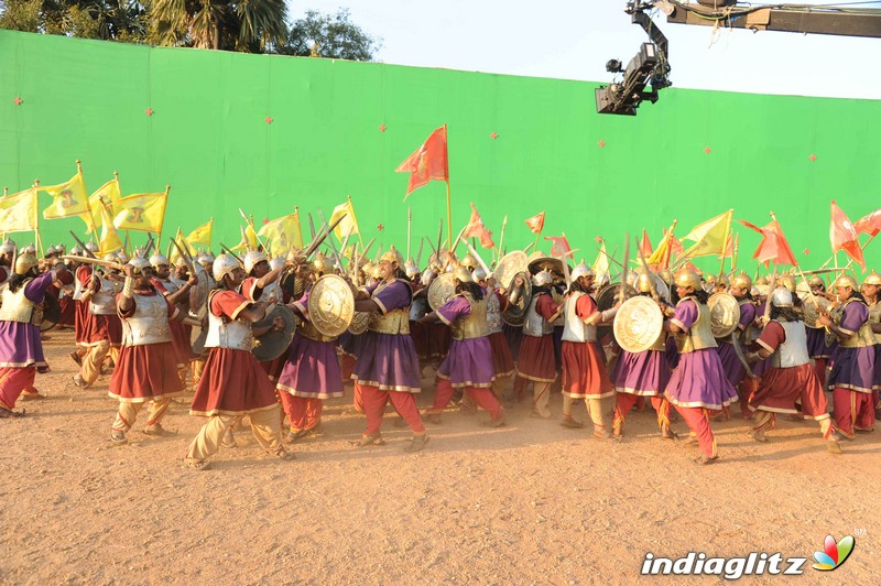 Muniratna Kurukshetra Shooting Ramoji Rao Film City Hyderabad