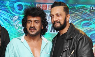 Uppi and Sudeep share Pleasantries