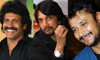 Uppi-Sudeep-Darshan at 50