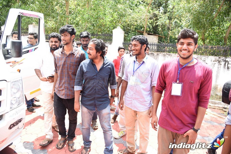 Aanandam movie crew at trivandrum