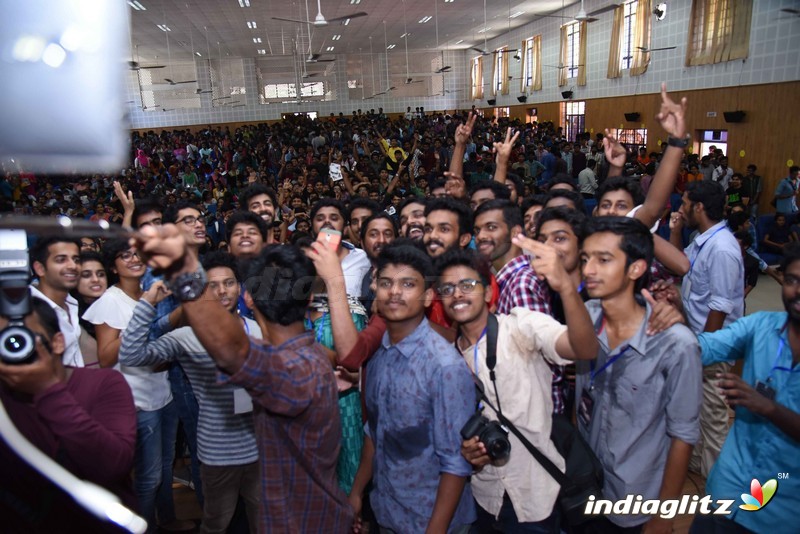 Aanandam movie crew at trivandrum