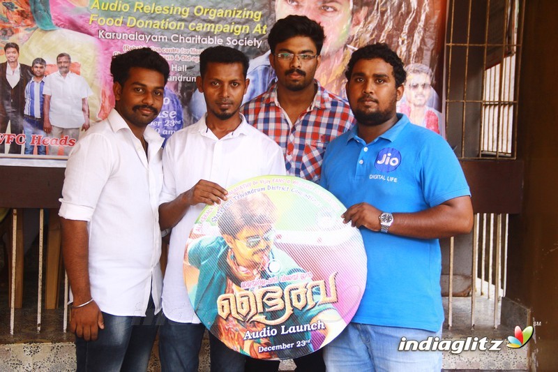 Bhairava Audio launch celebrated by Vijay fans with differently abled children