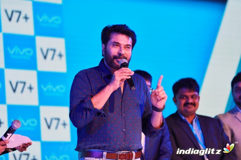 Mammootty at VIVO Phone Launch