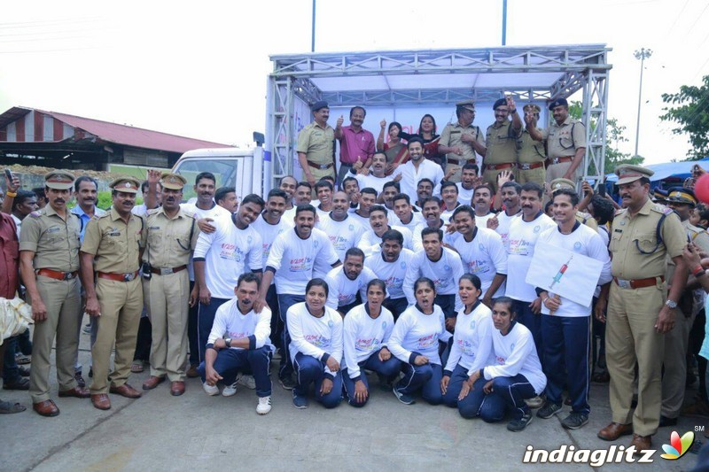 Unni Mukundan @ Thrissur City police's Anti Drug campaign