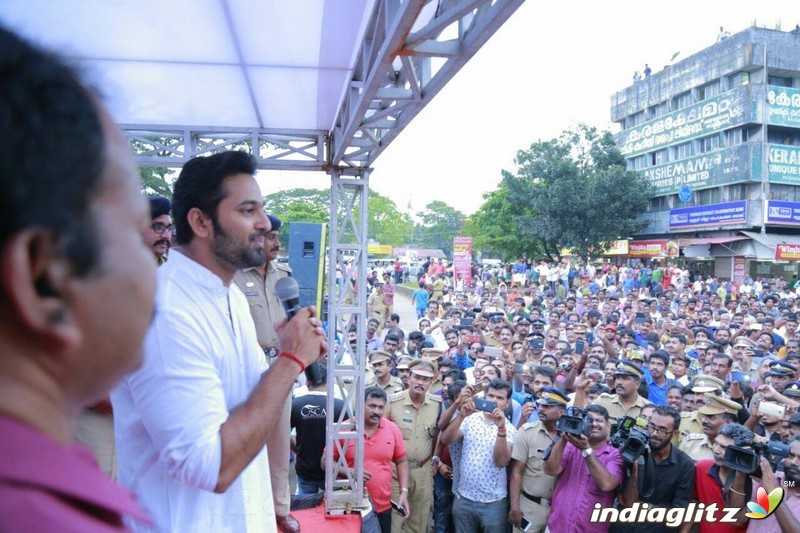 Unni Mukundan @ Thrissur City police's Anti Drug campaign