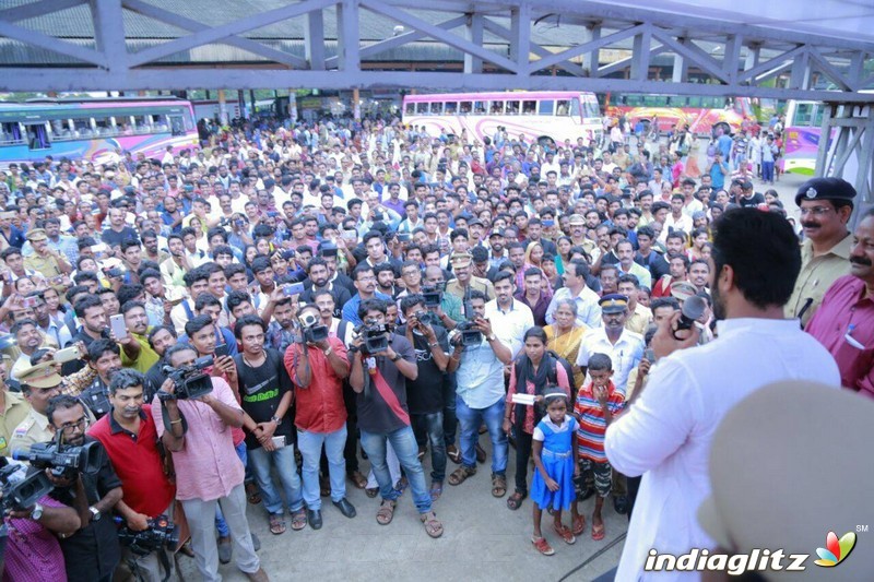 Unni Mukundan @ Thrissur City police's Anti Drug campaign