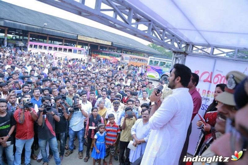 Unni Mukundan @ Thrissur City police's Anti Drug campaign