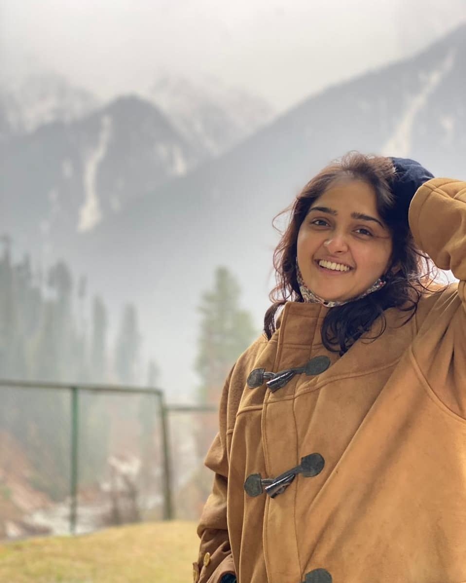 sanusha snowfall kashmir