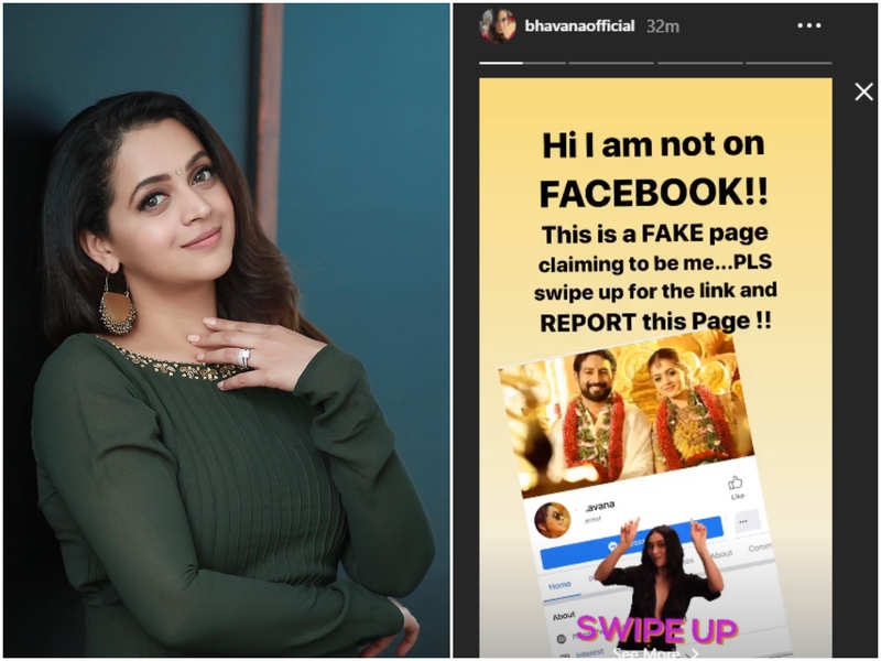 bhavana facebook fake