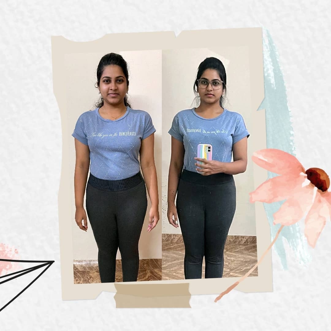 ankitha weight loss